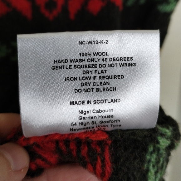 Nigel Cabourn Fair Isle Sweater Mens Size 48 US Medium - Picture 4 of 4
